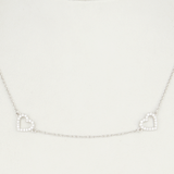 Heart By The Yard Necklace - Silver